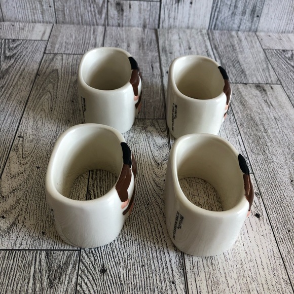Publix The Pilgrim Pair Thanksgiving Napkin Rings Holder Set of 8 with Boxes - Picture 14 of 16